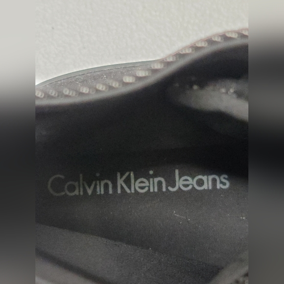 Calvin Klein Bensi CK Monogram High Top Mens Designer Sneakers Shoes 11.5 - Picture 7 of 8